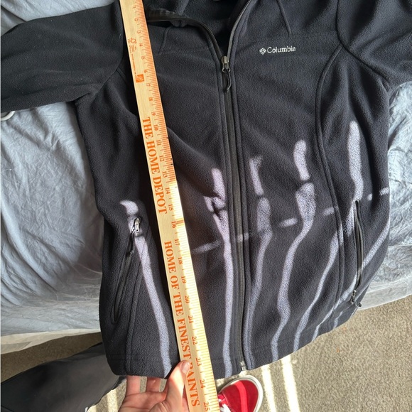 men columbia fleece steens 2.0 jacket xs Black NWOT Double Pockets Zip Comfy War - Picture 10 of 13